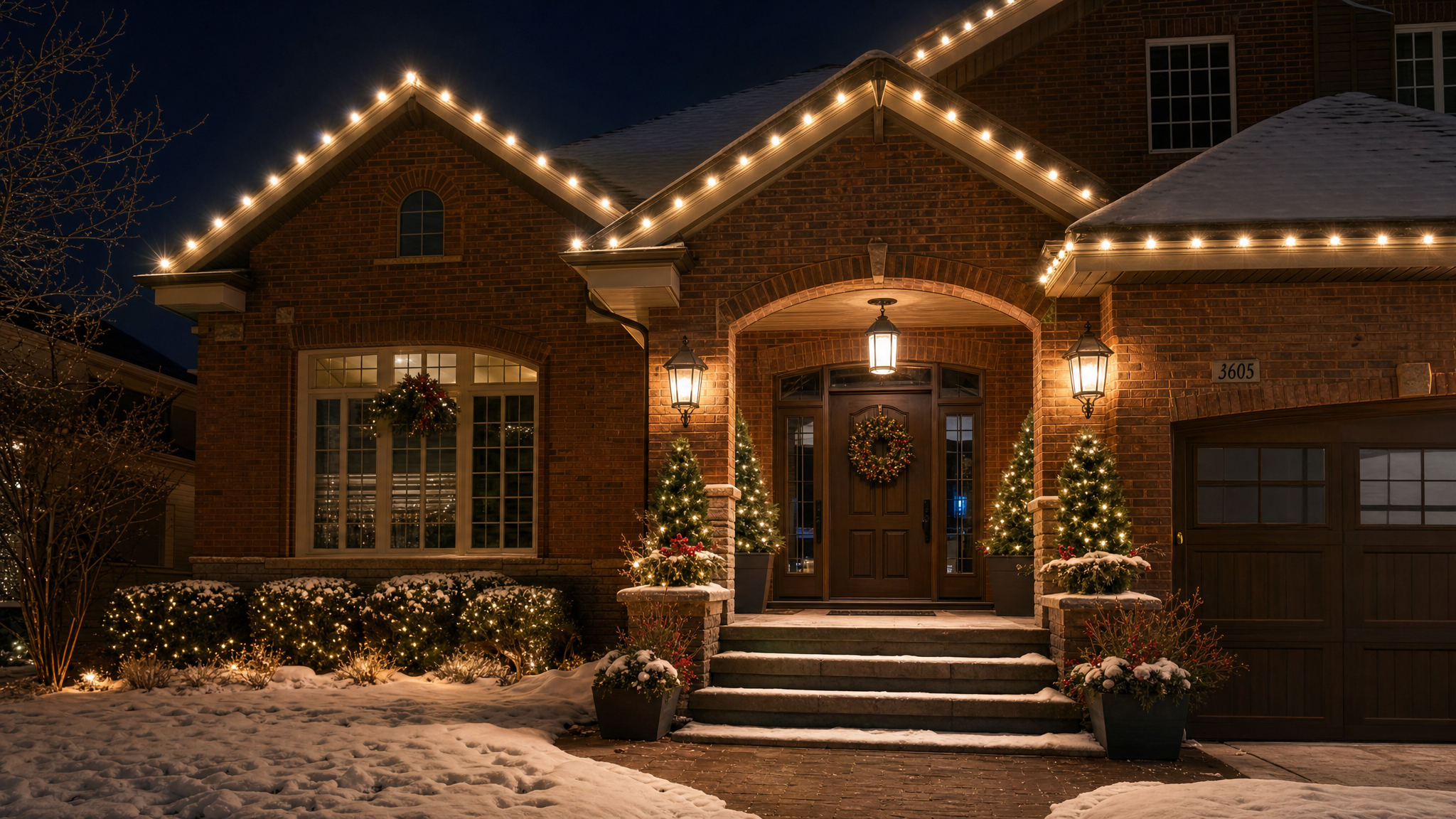 South Chicago Lighting Partners contact - welcoming lit entryway